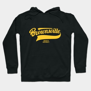 Brownsville New York Brooklyn - Brownsville  Brooklyn Schriftzug - Vintage Brownsville Logo Hoodie
